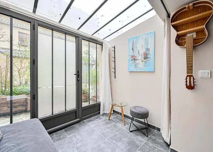 아파트 L'oasis Parisien - 2 Pers - Metro Oberkampf 파리